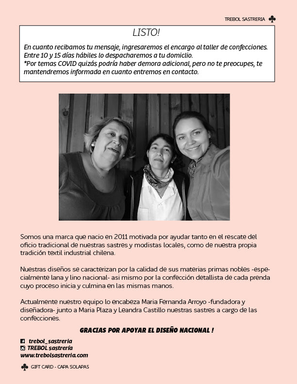 Gift Card Capa Solapas