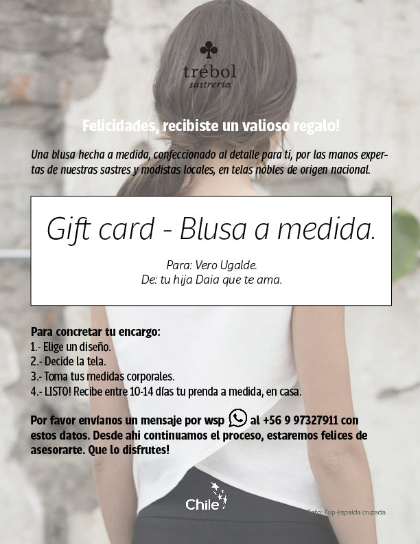 Gift Card Blusas