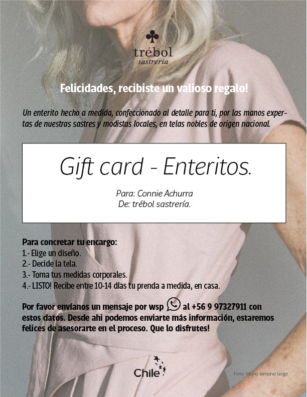Gift Card Enteritos