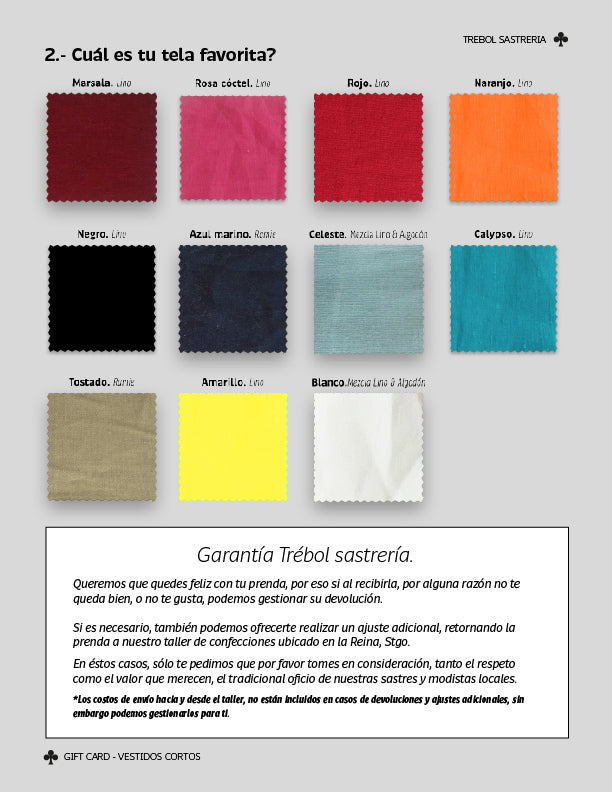 Gift Card Vestido Corto