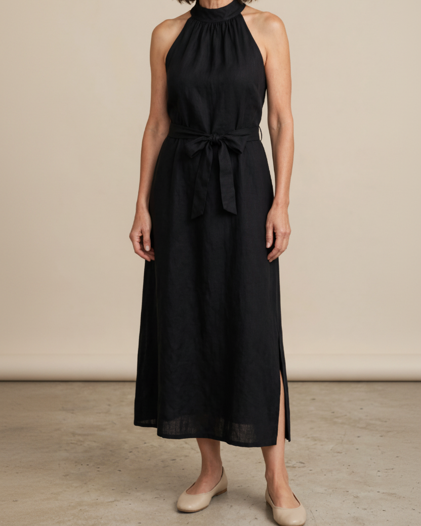Vestido Halter Largo