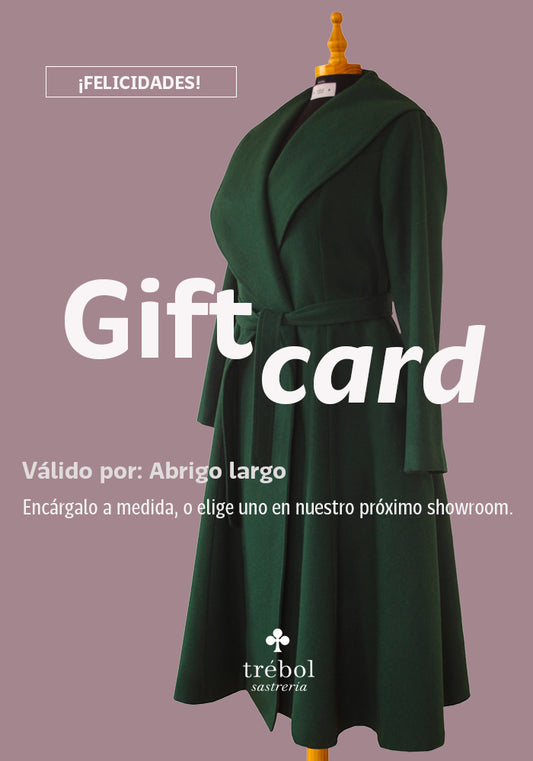 Gift Card abrigos largos
