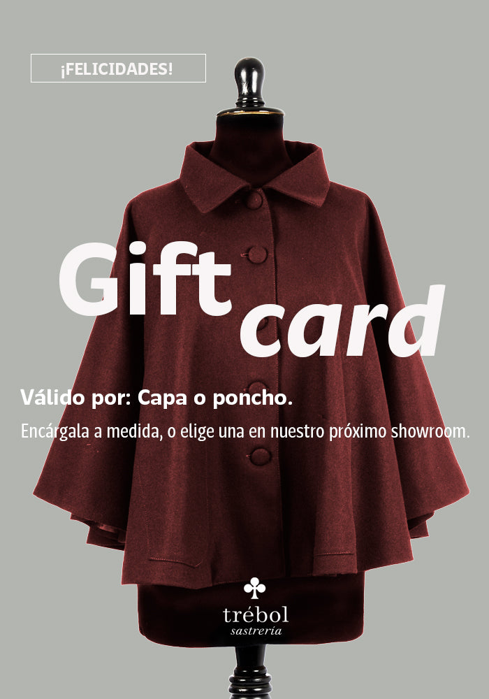 Gift Card capas y ponchos