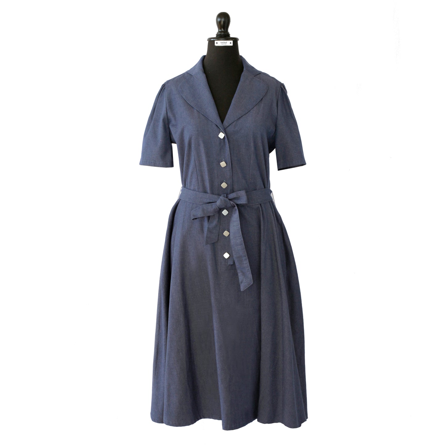 Vestido Camisero Retro